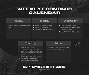 Weekly Economic Calendar (September 18th-22nd)